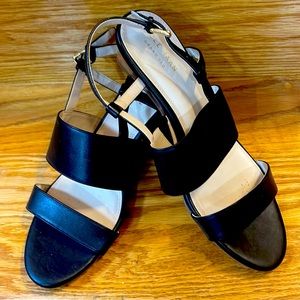 Cole Haan Black Leather Sandals